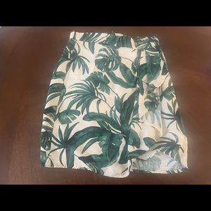 Print Mini Skirt